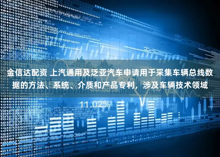金信达配资 上汽通用及泛亚汽车申请用于采集车辆总线数据的方法、系统、介质和产品专利，涉及车辆技术领域